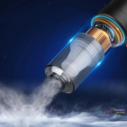 Vacuum Cleaner Dust Collection 2 in 1 Car Vacuum Cleaner High - Power Handheld Wireless Vacuum Cleaner Home Car Dual - use Portable USB Rechargeable Mini Car Vacuum for Vehicle, Home and Offic - infinityexculsivestore.com