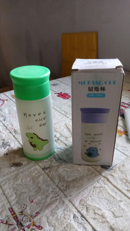 Outdoor Sport Glass water bottle 350ml leak proof BPA - free for travel cold and hot water glass water bottle with daily water intake for gym and children, Home, Travel, Office Use (350ml) - infinityexculsivestore.com