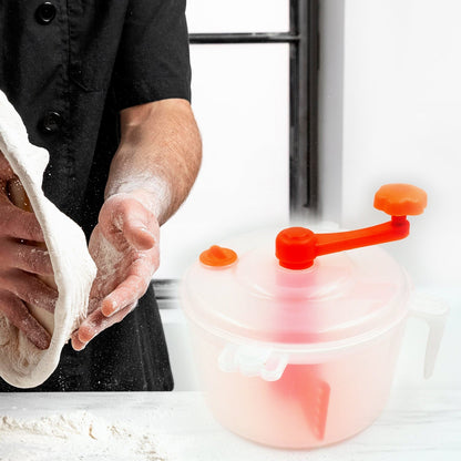 Miracle Atta Maker for Home 2 in 1 Ata Non - Electric Dough Flour Machine for Kitchen | Chakki Clear line Measuring Cups Set Bread Mixer May Vary Hand Tool Plastic Portable Dough Atta - infinityexculsivestore.com