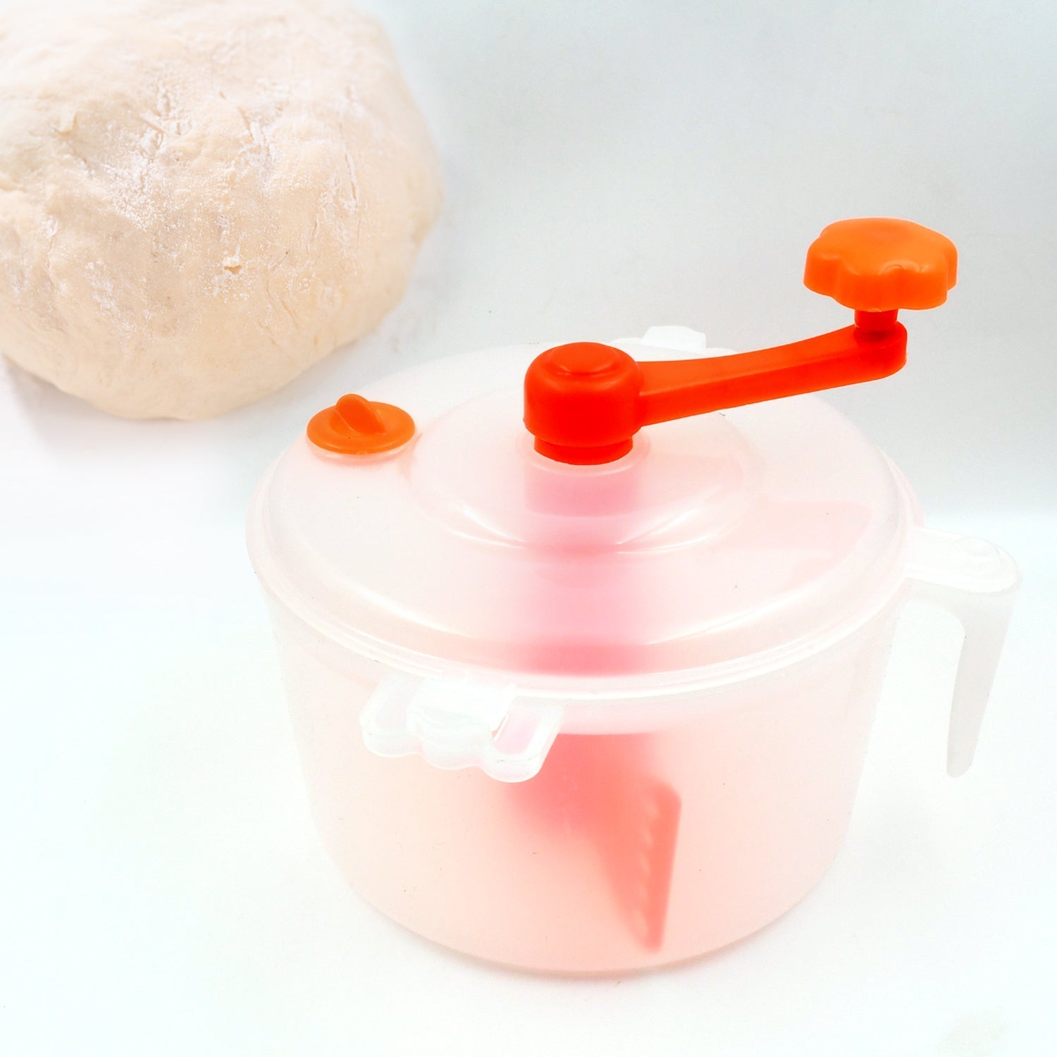 Miracle Atta Maker for Home 2 in 1 Ata Non - Electric Dough Flour Machine for Kitchen | Chakki Clear line Measuring Cups Set Bread Mixer May Vary Hand Tool Plastic Portable Dough Atta - infinityexculsivestore.com