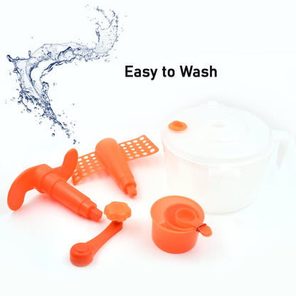 Miracle Atta Maker for Home 2 in 1 Ata Non - Electric Dough Flour Machine for Kitchen | Chakki Clear line Measuring Cups Set Bread Mixer May Vary Hand Tool Plastic Portable Dough Atta - infinityexculsivestore.com