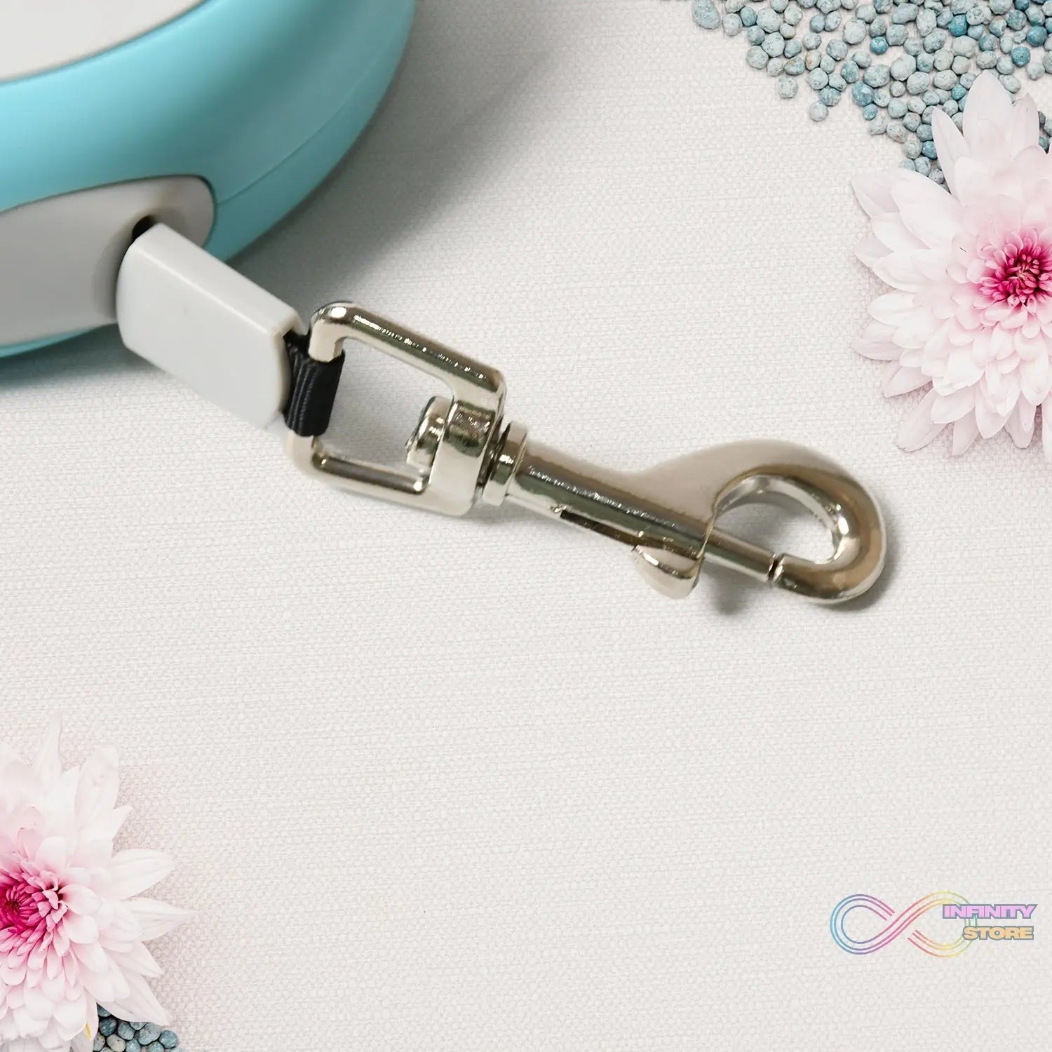 Retractable Dog Leash, Pet Walking Leash with Anti - Slip Handle, Strong Nylon Tape, Tangle - Free, One - Handed One Button Lock & Release, Suitable for Small / Medium Dog Or Cat, 16.5 ft (5 m)  - infinityexculsivestore.com