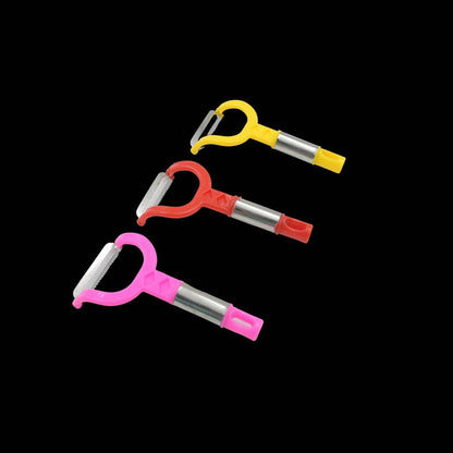 Fruit Peeler Vegetable Peel Removal Tool, Peeler Julienne Peeler Serrated Peeler for Carrots Apples Potatoes and All Types of Vegetable and Fruit Multi-Used Skin Slicer Shredder (12 Pc Set) - infinityexculsivestore.com