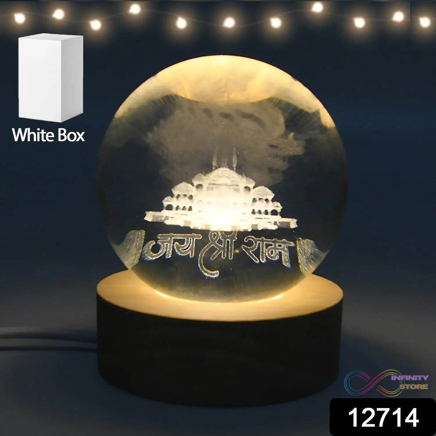 3D Crystal Ball lamps for Bedroom 3D Lamps for Home Decoration 3D Crystal Ball Night Light Gifts for Women Gifts for Men Room Decor Items for Bedroom for Friend and Family (1 Pc) - infinityexculsivestore.com