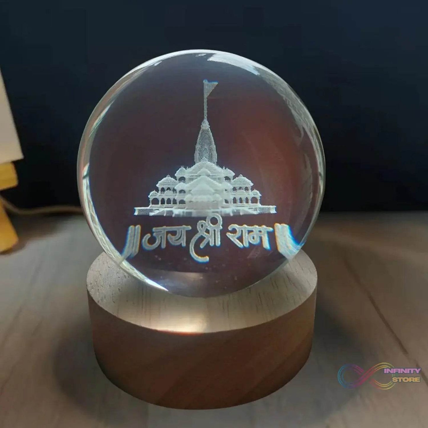 3D Crystal Ball lamps for Bedroom 3D Lamps for Home Decoration 3D Crystal Ball Night Light Gifts for Women Gifts for Men Room Decor Items for Bedroom for Friend and Family (1 Pc) - infinityexculsivestore.com