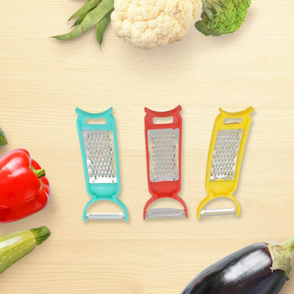 Kitchen 3 in 1 Multi Purpose Vegetable Peeler Grater Cutter for Food Preparation Kitchen 3 in 1 Multi Purpose Vegetable Peeler Grater Cutter for Food Preparation (12 Pc Set) - infinityexculsivestore.com