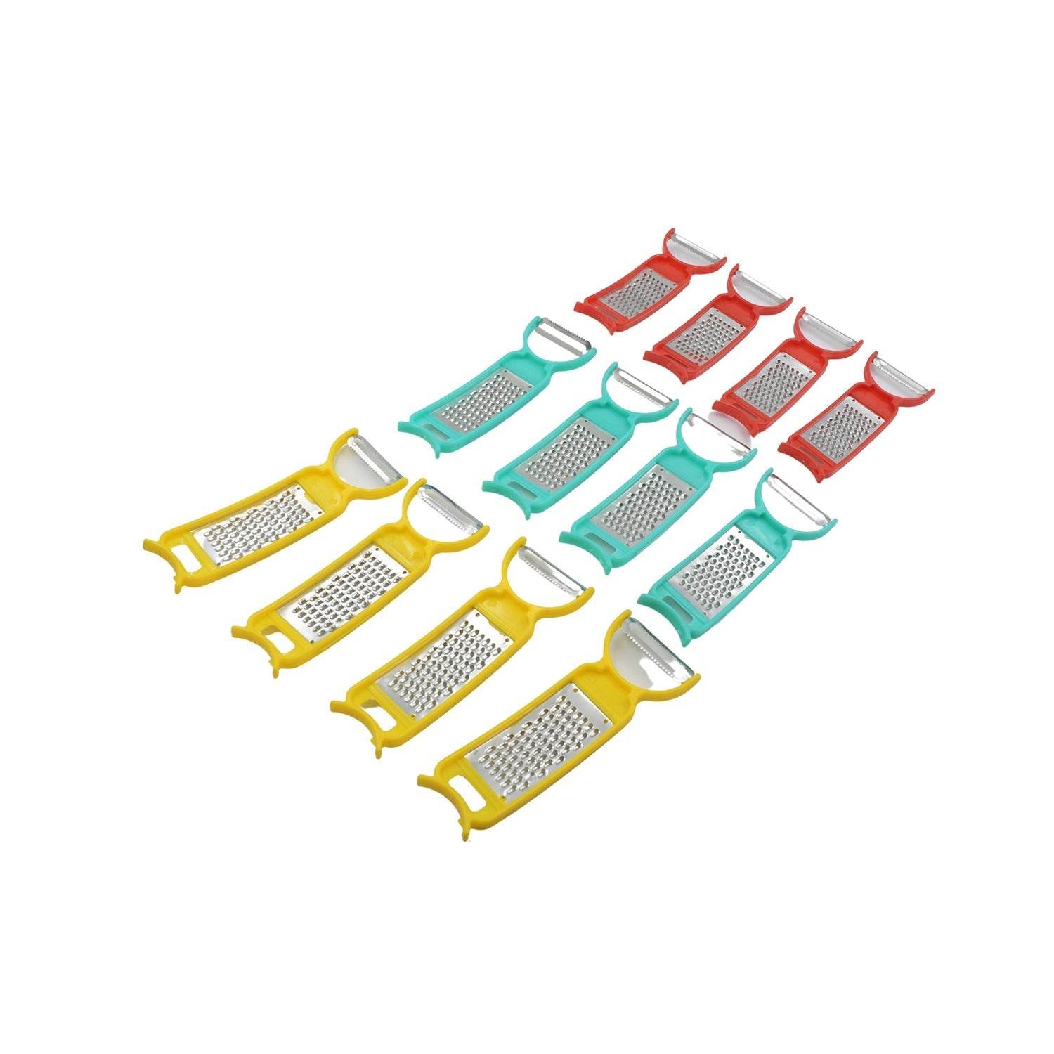 Kitchen 3 in 1 Multi Purpose Vegetable Peeler Grater Cutter for Food Preparation Kitchen 3 in 1 Multi Purpose Vegetable Peeler Grater Cutter for Food Preparation (12 Pc Set) - infinityexculsivestore.com