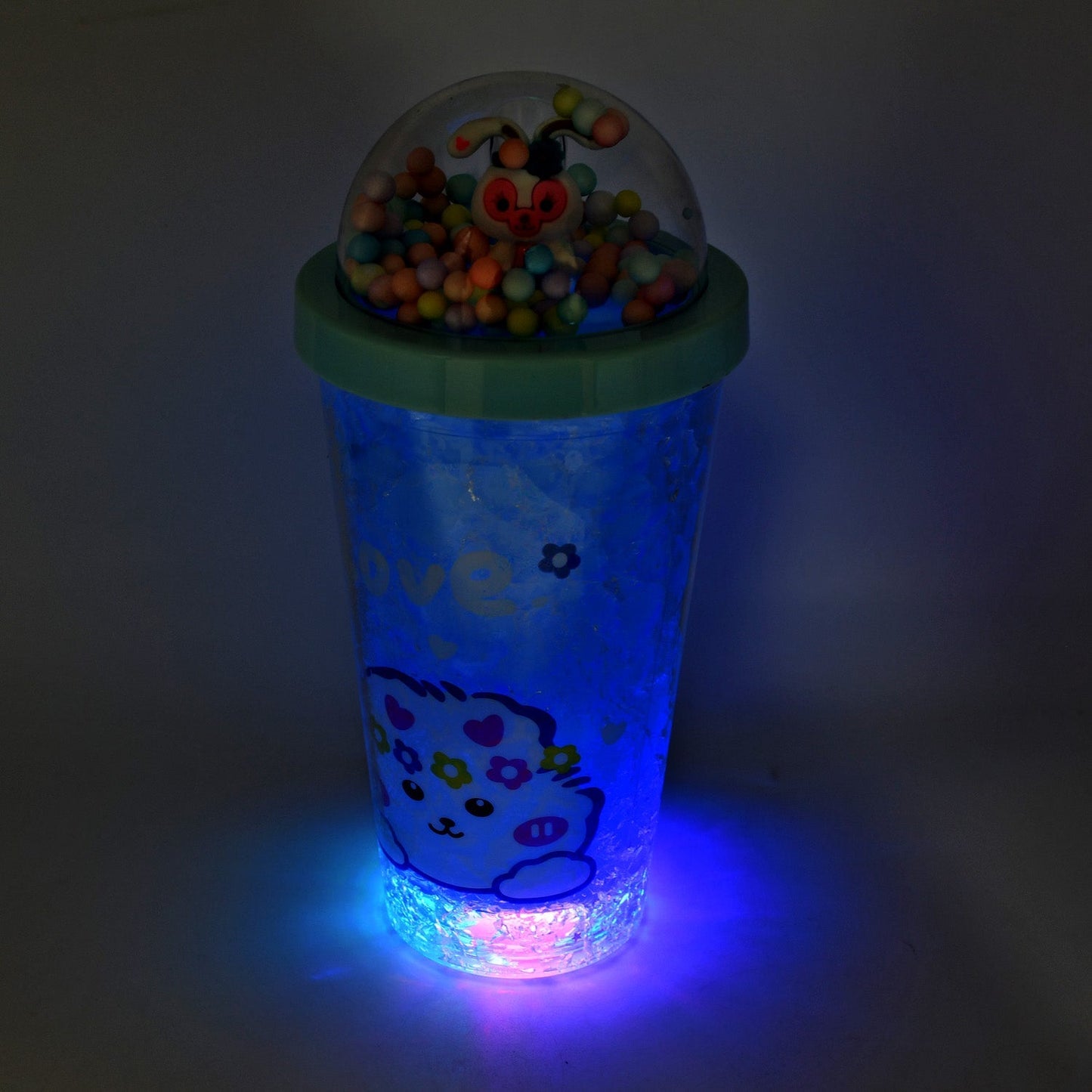LED Light Unicorn Sipper Water Bottle Mason Jar Tumbler with Straw for Kids Glitter Sipper with Toy Drinking Cups for Boys and Girls School/Tuition/Gym/ Picnic, Kids and Adults, Birthday Return Gifts - infinityexculsivestore.com