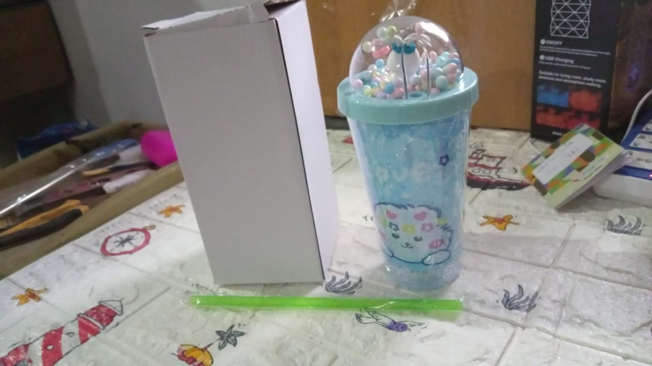 LED Light Unicorn Sipper Water Bottle Mason Jar Tumbler with Straw for Kids Glitter Sipper with Toy Drinking Cups for Boys and Girls School/Tuition/Gym/ Picnic, Kids and Adults, Birthday Return Gifts - infinityexculsivestore.com