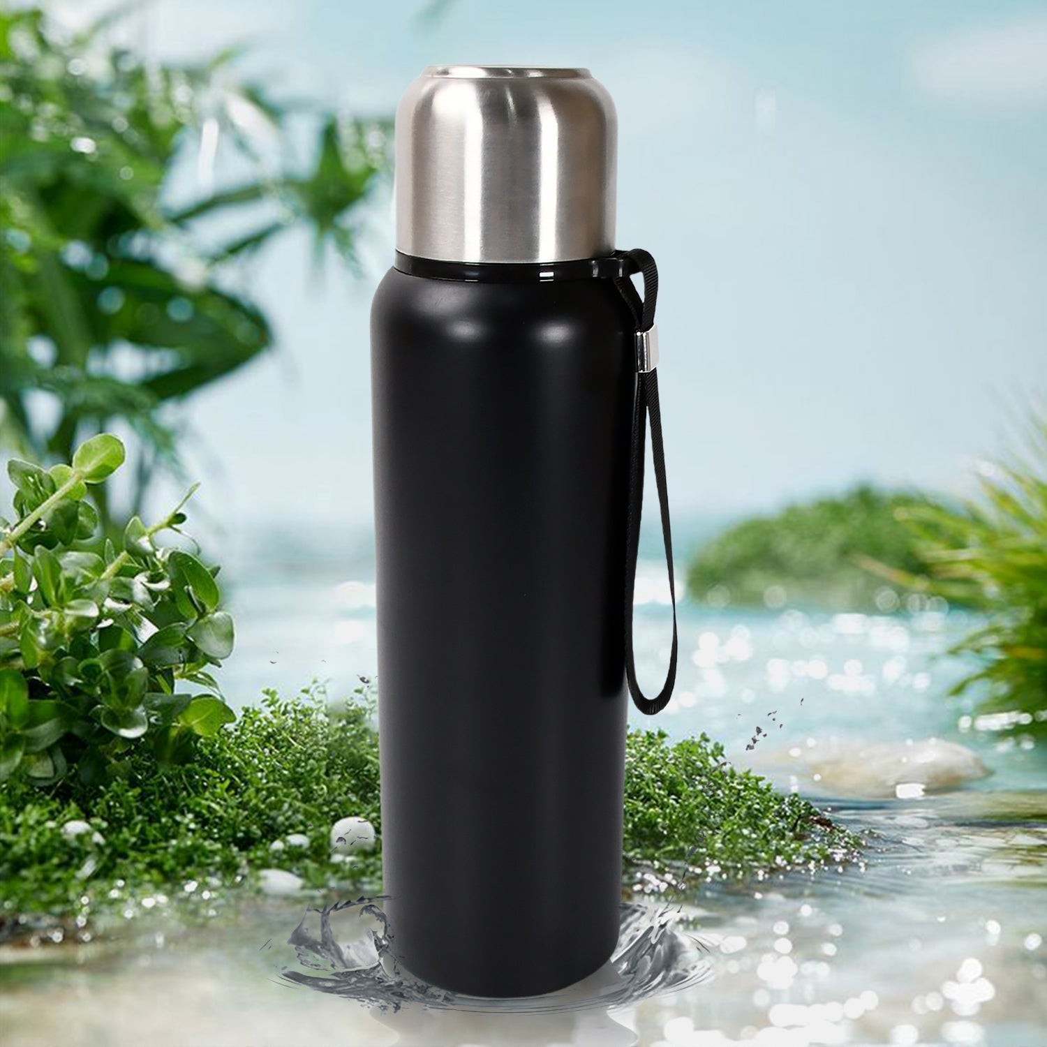 Stainless Steel Water Bottle, Fridge Water Bottle, Stainless Steel Water Bottle Leak Proof, Rust Proof, Cold & Hot Thermos steel Bottle| Leak Proof | Office Bottle | Gym | Home | Kitchen | Hiking | Trekking | Travel Bottle (800ML) - infinityexculsivestore.com
