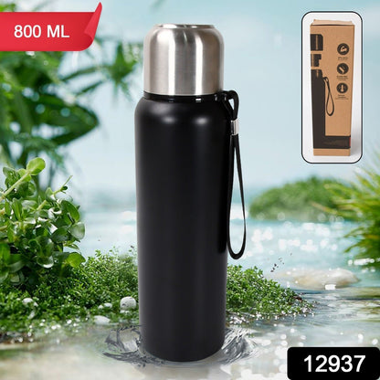 Stainless Steel Water Bottle, Fridge Water Bottle, Stainless Steel Water Bottle Leak Proof, Rust Proof, Cold & Hot Thermos steel Bottle| Leak Proof | Office Bottle | Gym | Home | Kitchen | Hiking | Trekking | Travel Bottle (800ML) - infinityexculsivestore.com