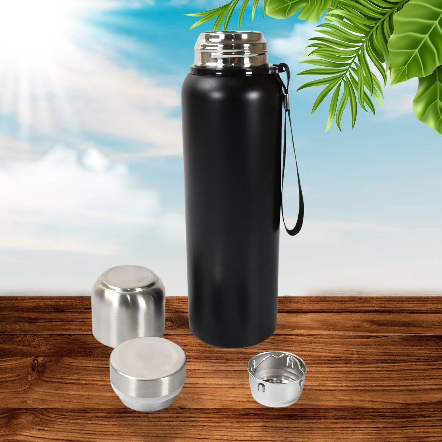 Stainless Steel Water Bottle, Fridge Water Bottle, Stainless Steel Water Bottle Leak Proof, Rust Proof, Cold & Hot Thermos steel Bottle| Leak Proof | Office Bottle | Gym | Home | Kitchen | Hiking | Trekking | Travel Bottle (800ML) - infinityexculsivestore.com