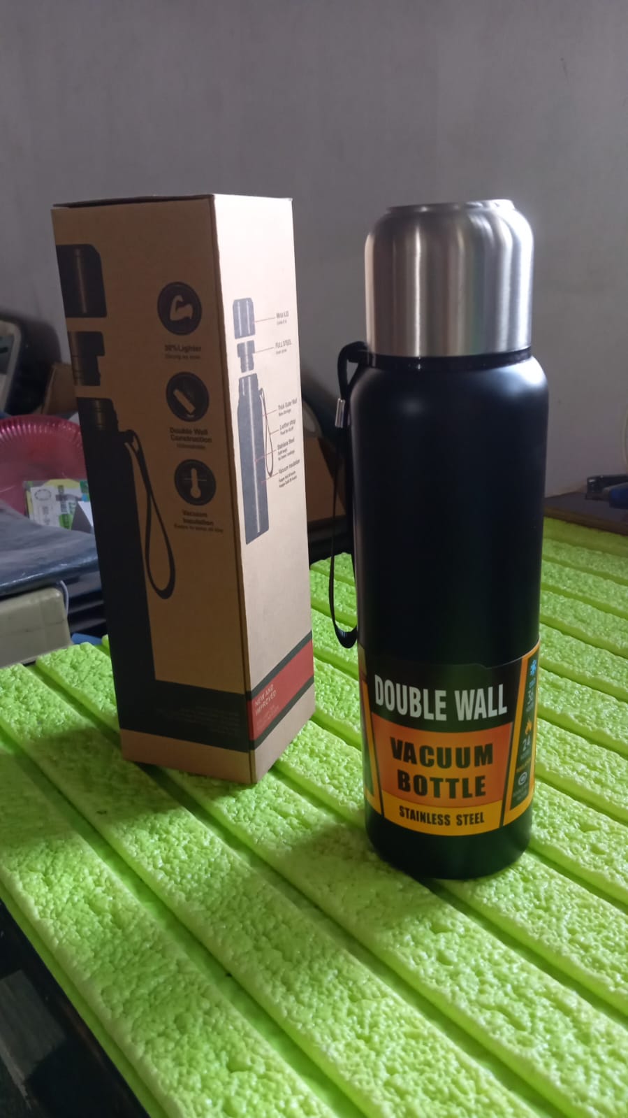 Stainless Steel Water Bottle, Fridge Water Bottle, Stainless Steel Water Bottle Leak Proof, Rust Proof, Cold & Hot Thermos steel Bottle| Leak Proof | Office Bottle | Gym | Home | Kitchen | Hiking | Trekking | Travel Bottle (800ML) - infinityexculsivestore.com