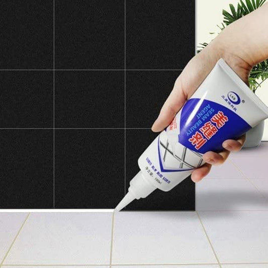 Waterproof Tile Gap / Crack / Grout Filler Water - Resistant Silicone Sealant for DIY Home Sink Gaps / Tiles Gaps / Grouts Repair Filler Tube For Home, Office, Bathroom, Toilets(180 Ml) - infinityexculsivestore.com
