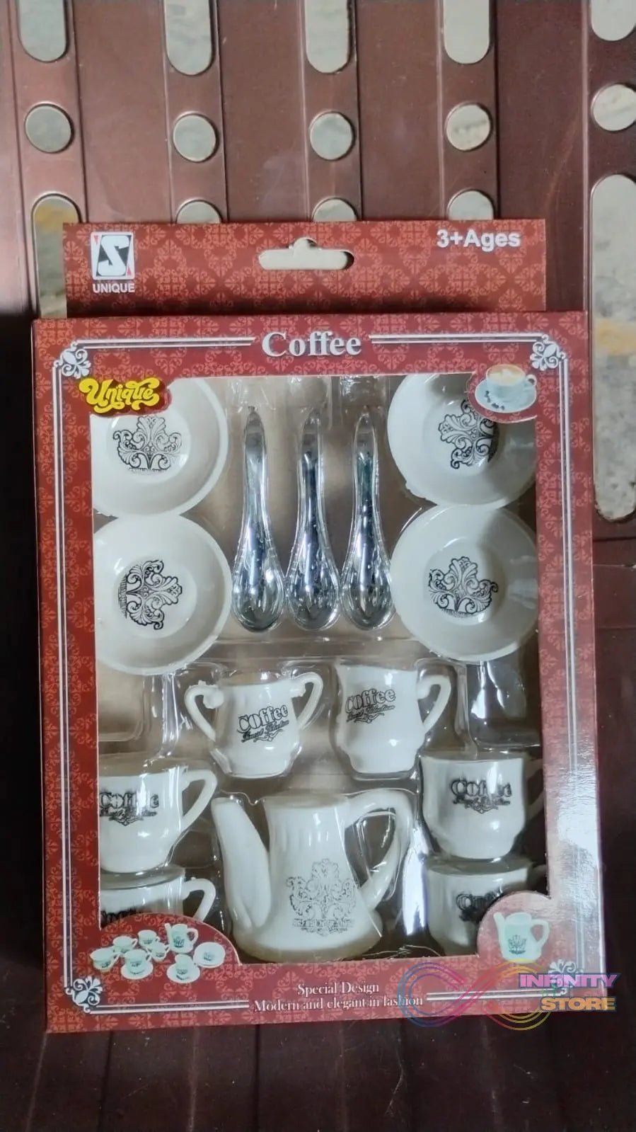 ﻿Tickles Tea toy Set | Coffee Kitchen Plastic Set Toy for Kids, Boys & Girls (14 Pcs / Mix Size & Design) - infinityexculsivestore.com