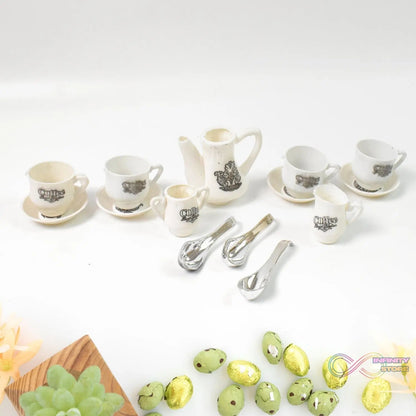 ﻿Tickles Tea toy Set | Coffee Kitchen Plastic Set Toy for Kids, Boys & Girls (14 Pcs / Mix Size & Design) - infinityexculsivestore.com
