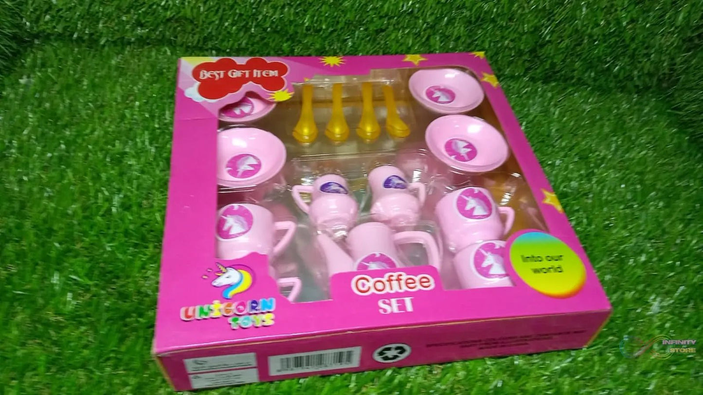 ﻿Tickles Tea toy Set | Coffee Kitchen Plastic Set Toy for Kids, Boys & Girls (15Pcs) - infinityexculsivestore.com