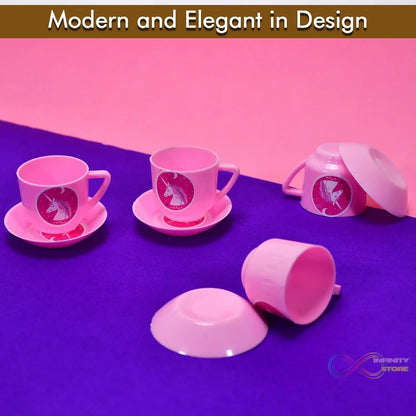 ﻿Tickles Tea toy Set | Coffee Kitchen Plastic Set Toy for Kids, Boys & Girls (15Pcs) - infinityexculsivestore.com