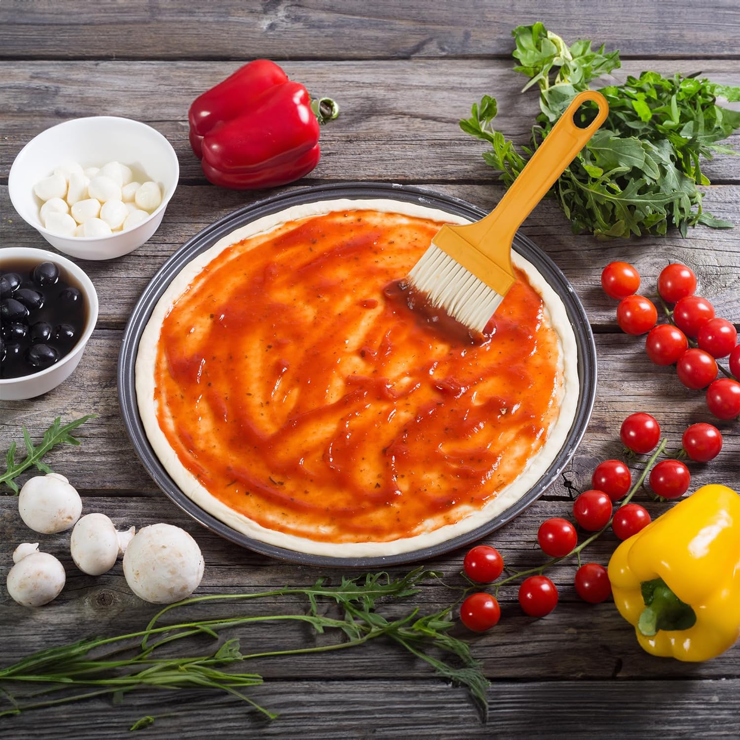 Multifunction Basting Brush for Cooking Pastry Brush Baking Food Butter Brush Dusting Brush for Cooking Grease Brush for Baking Dishwasher Safe Grilling / Hairbrush / Corn (1 Pc ) - infinityexculsivestore.com