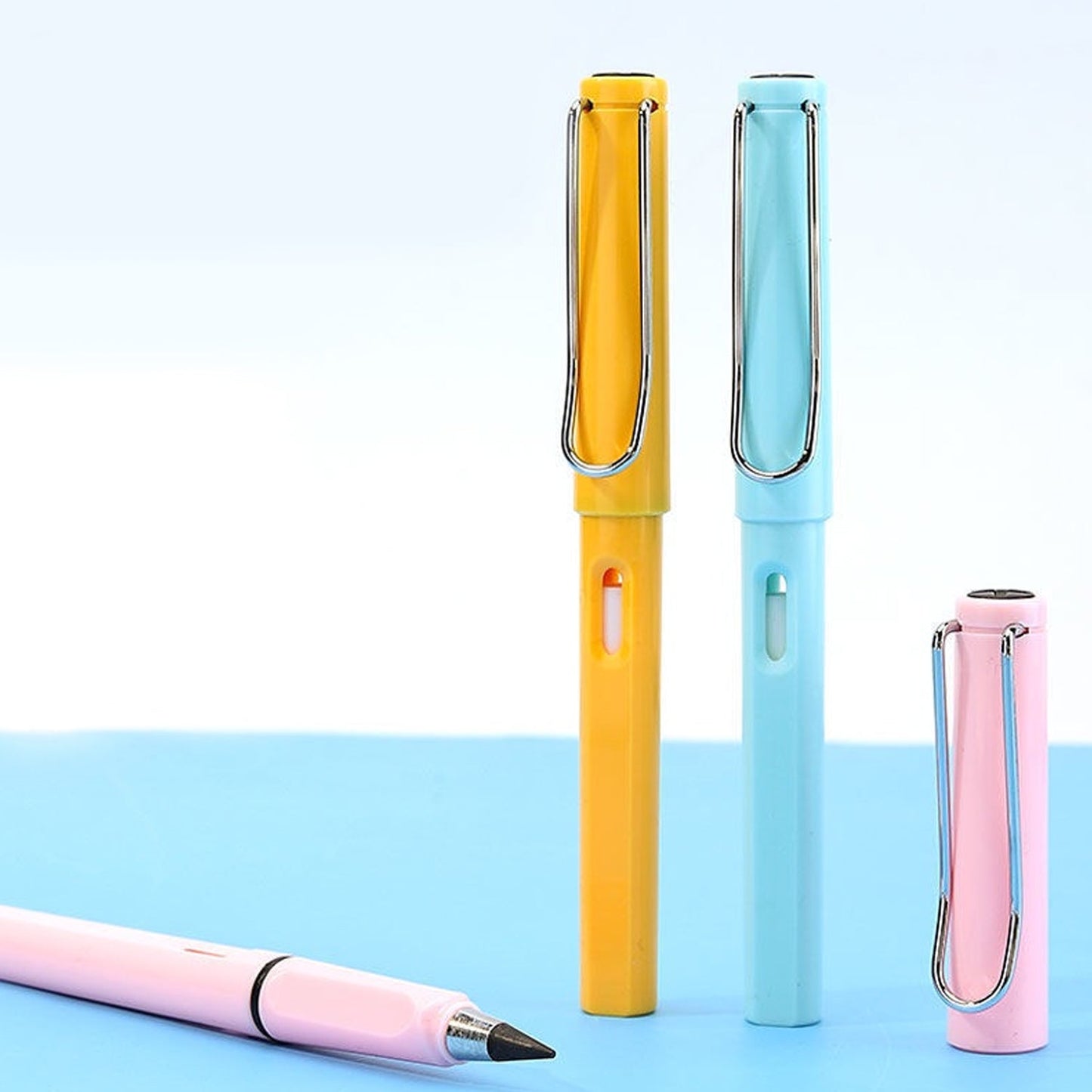 2In1 Everlasting Pencil Replaceable Head With Eraser, Inkless Pencils Eternal, Infinite Pencil, Portable Everlasting Pencil Reusable Erasable, Magic Pencils for Kids Painting Stationary - infinityexculsivestore.com