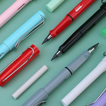 2In1 Everlasting Pencil Replaceable Head With Eraser, Inkless Pencils Eternal, Infinite Pencil, Portable Everlasting Pencil Reusable Erasable, Magic Pencils for Kids Painting Stationary - infinityexculsivestore.com