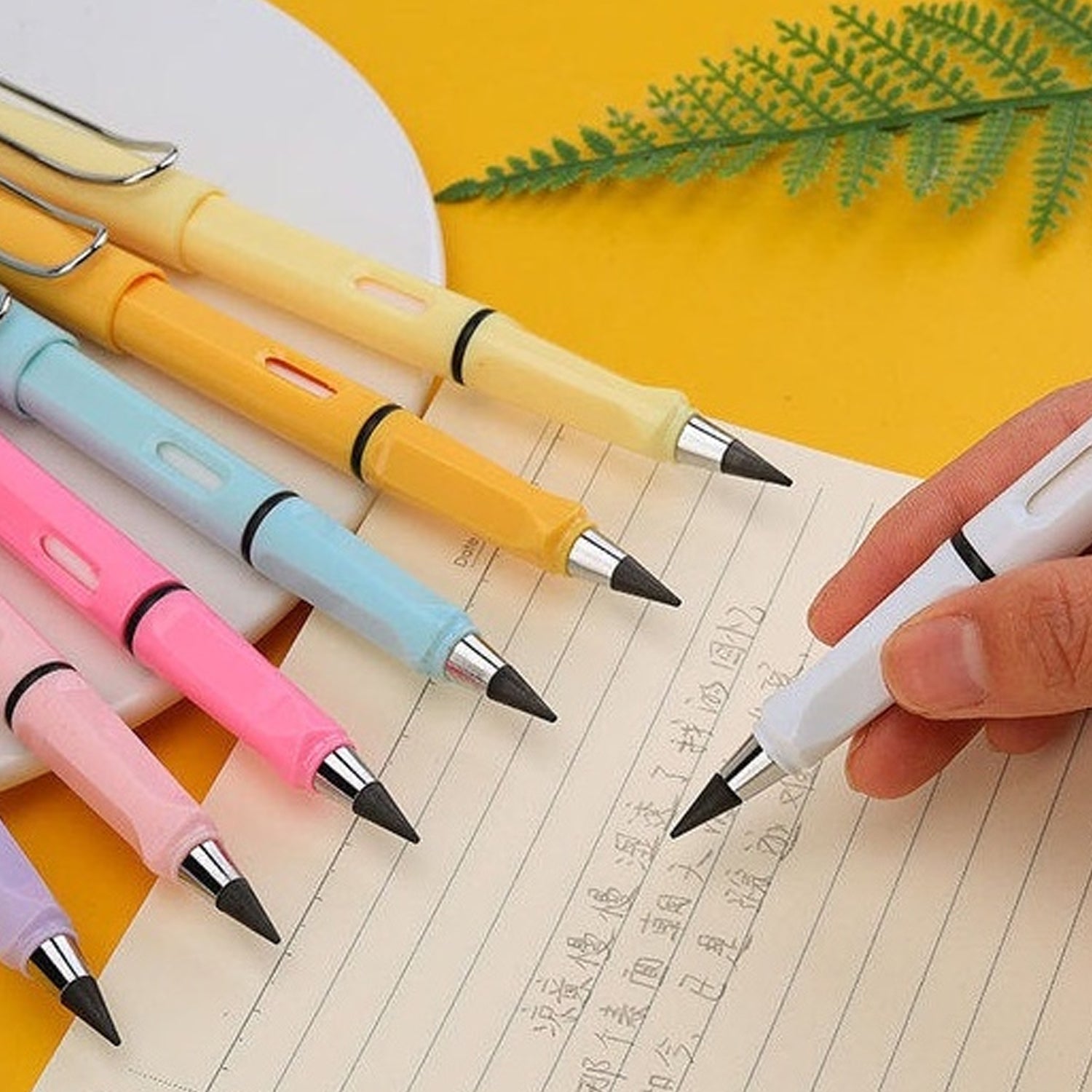 2In1 Everlasting Pencil Replaceable Head With Eraser, Inkless Pencils Eternal, Infinite Pencil, Portable Everlasting Pencil Reusable Erasable, Magic Pencils for Kids Painting Stationary - infinityexculsivestore.com