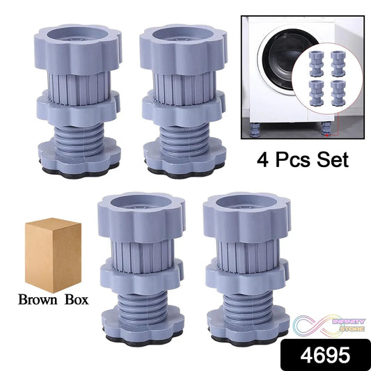 Washing machine support, anti vibration washing machine support adjustable washer anti vibrasion stands, washer & dryer pedestals, Washing Machine Accessory Anti - Skid stand PVC Lifting stand Non - Slip ( 4 Pc Set ) - infinityexculsivestore.com
