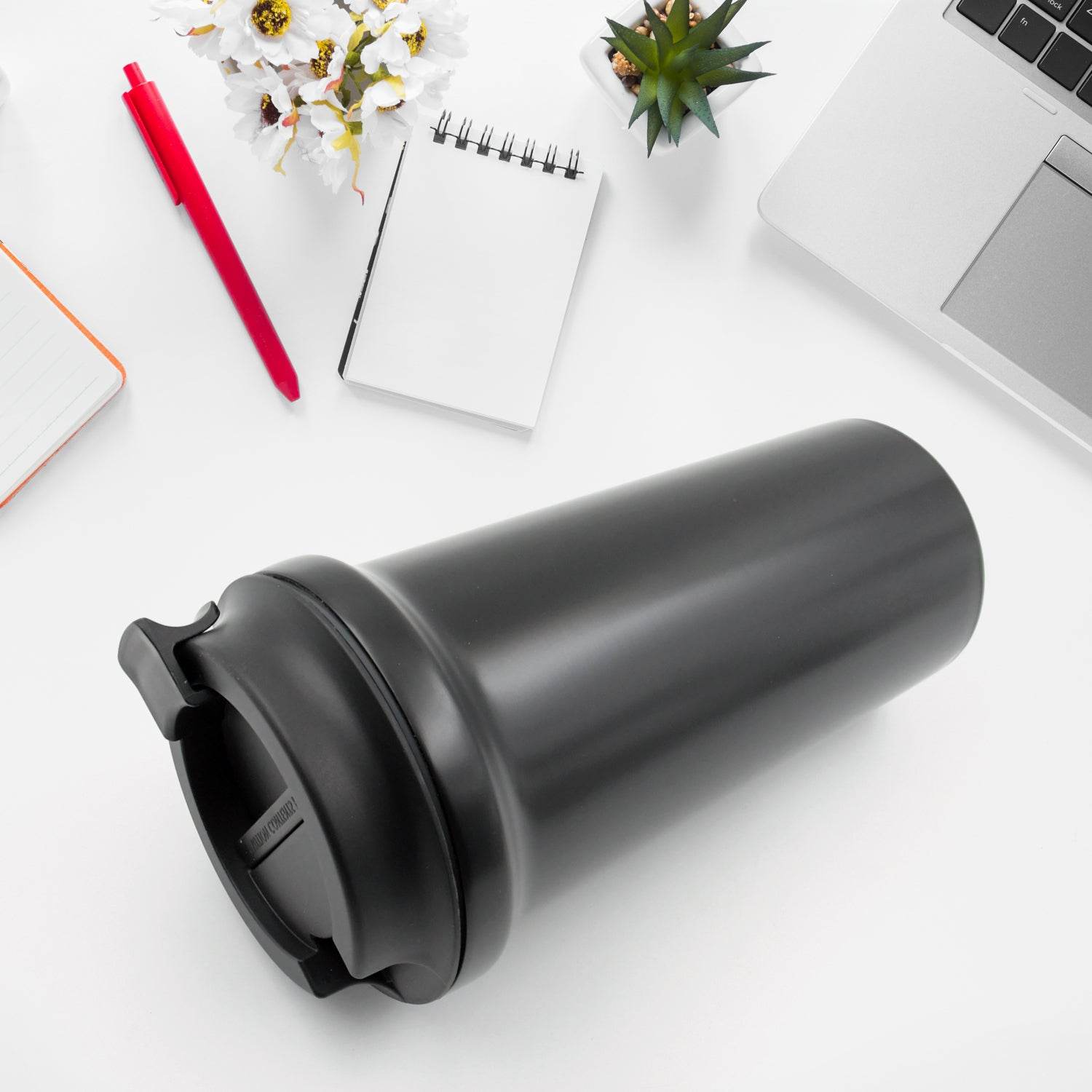 Inside Stainless Steel & Outside Plastic Vacuum Insulated Insulated Coffee Cups Double Walled Travel Mug, Car Coffee Mug with Leak Proof Lid Reusable Thermal Cup for Hot Cold Drinks Coffee, Tea (1 Pc) - infinityexculsivestore.com