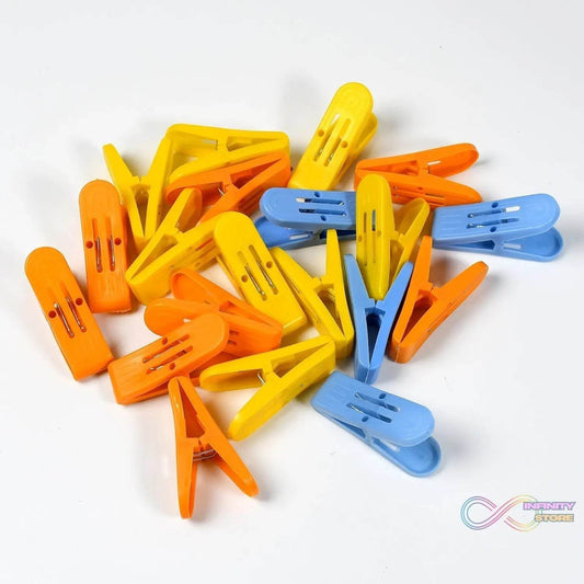 Heavy Duty Anti Rust Cloth Clip Quilt Drying Pins Multipurpose Clothes Pins For Indoor and Outdoor Use Strong and Durable Plastic Clips for Clothes Drying, Hanging And Organizing - infinityexculsivestore.com
