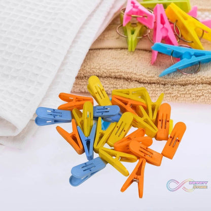 Heavy Duty Anti Rust Cloth Clip Quilt Drying Pins Multipurpose Clothes Pins For Indoor and Outdoor Use Strong and Durable Plastic Clips for Clothes Drying, Hanging And Organizing - infinityexculsivestore.com