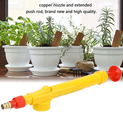 Water Bottle Spray Gun Nozzle Manual Adjustable Water Pump Garden & Washing Hand Held Sprayer, Watering Can Sprayer Pressure Nozzle Irrigation Tool and Pump for Efficient Care - Boost Your Gardening Experience (1 Pc) - infinityexculsivestore.com