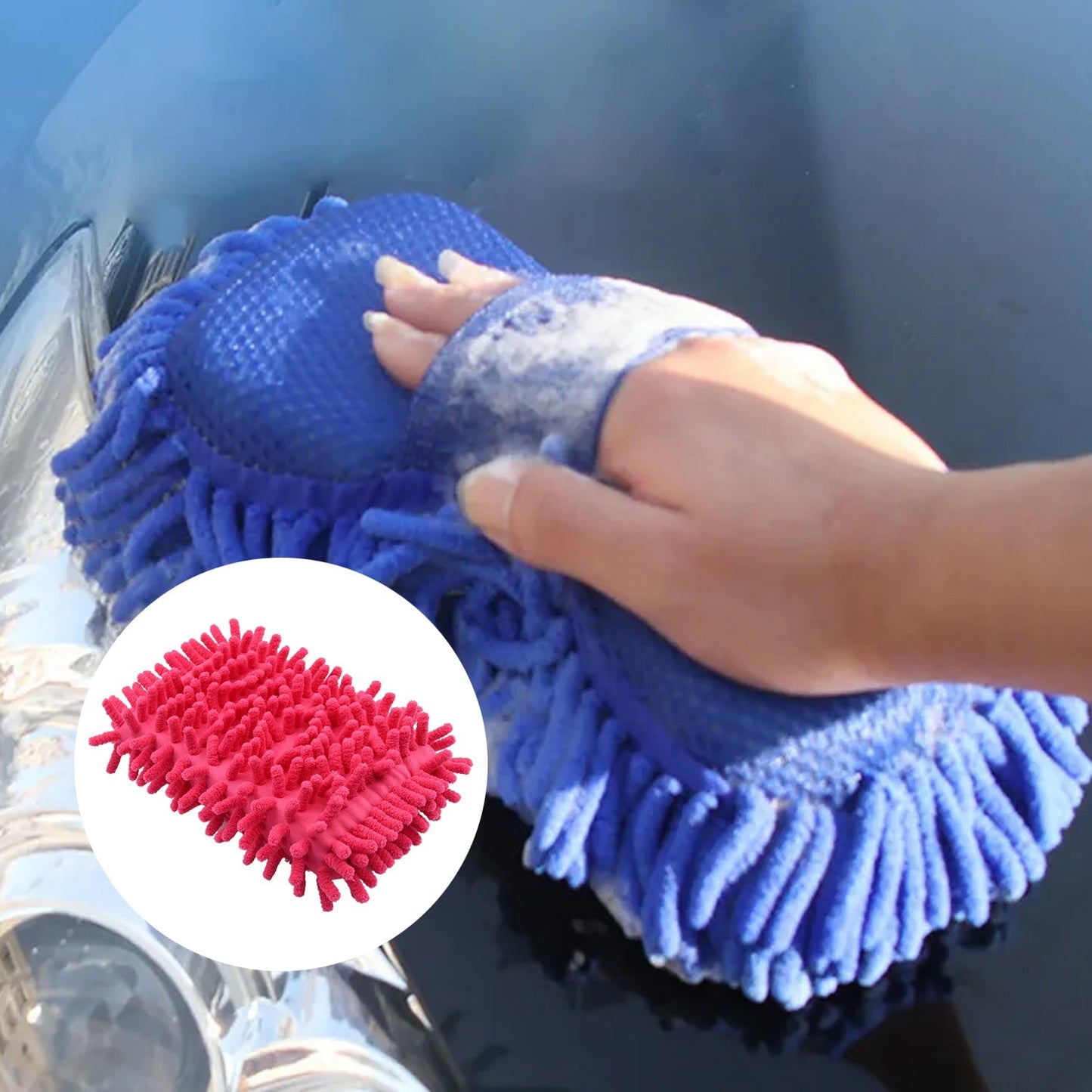 Multipurpose Microfiber Duster Whiteboard Eraser Washable Dry Eraser Board Eraser Cleaning Sponge for Chalk, Classroom Teacher Supplies, Home and Office, Car Washing Scratch - Free Microfiber Brushes - infinityexculsivestore.com