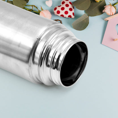 Vacuum Flask Without Cover, 18/8 Stainless Steel | Hot and Cold Water Bottle with Push - Down Lid | Double Walled Stainless Steel Bottle for Travel, Home, Office, School, Picnic (750 ML / Without Cover) - infinityexculsivestore.com