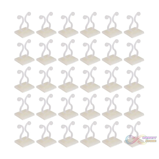 Wall plant climbing clips for organizing vines and branches, 30 pcs set