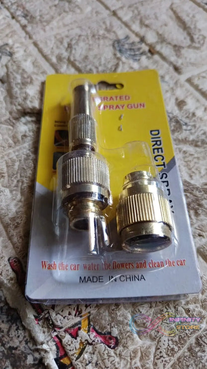 water spray nozzle for water pipe booster nozzle for car wash nozzle with high pressure water adjustable brass nozzle water spray gun for gardening watering tools - infinityexculsivestore.com