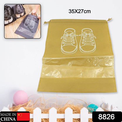 Beach Bag Shoes Storage Bag Closet Organizer Non-woven Travel Portable Bag Waterproof Pocket Clothing Classified Hanging Bag shoe bag luggage travel Portable Shoe Pouch Non Woven Transparent Window (1 Pc ) - infinityexculsivestore.com